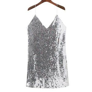 Sequined Mini Party Dress